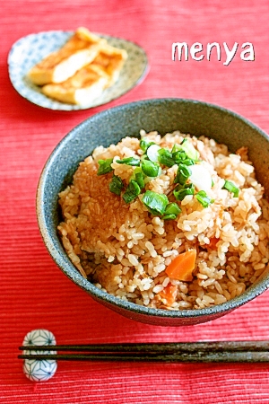 ツナとえのきの炊き込みご飯☆柚子胡椒風味