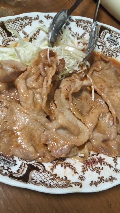 程よい甘さで大人でも美味しく食べれます！明日の息子の弁当にもいれてあげます。豚しゃぶ用が安かったので買ってみたものの調理法に悩んでいたので助かりました～