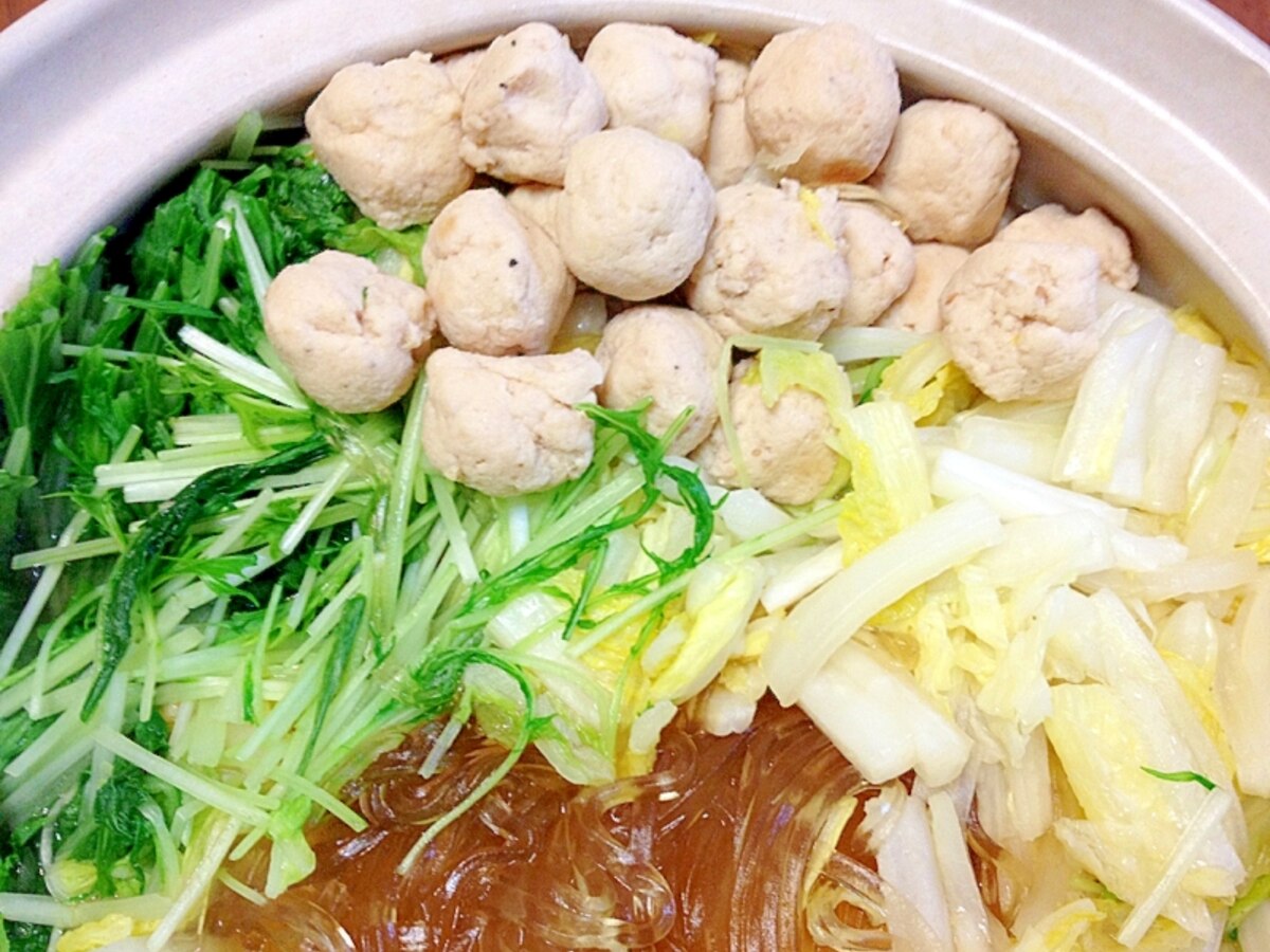 おからパウダー入り 鶏団子鍋 レシピ 作り方 By 栗皮茶 楽天レシピ おからパウダー入り 鶏団子鍋 レシピ 作り方 By 栗皮茶 楽天レシピ