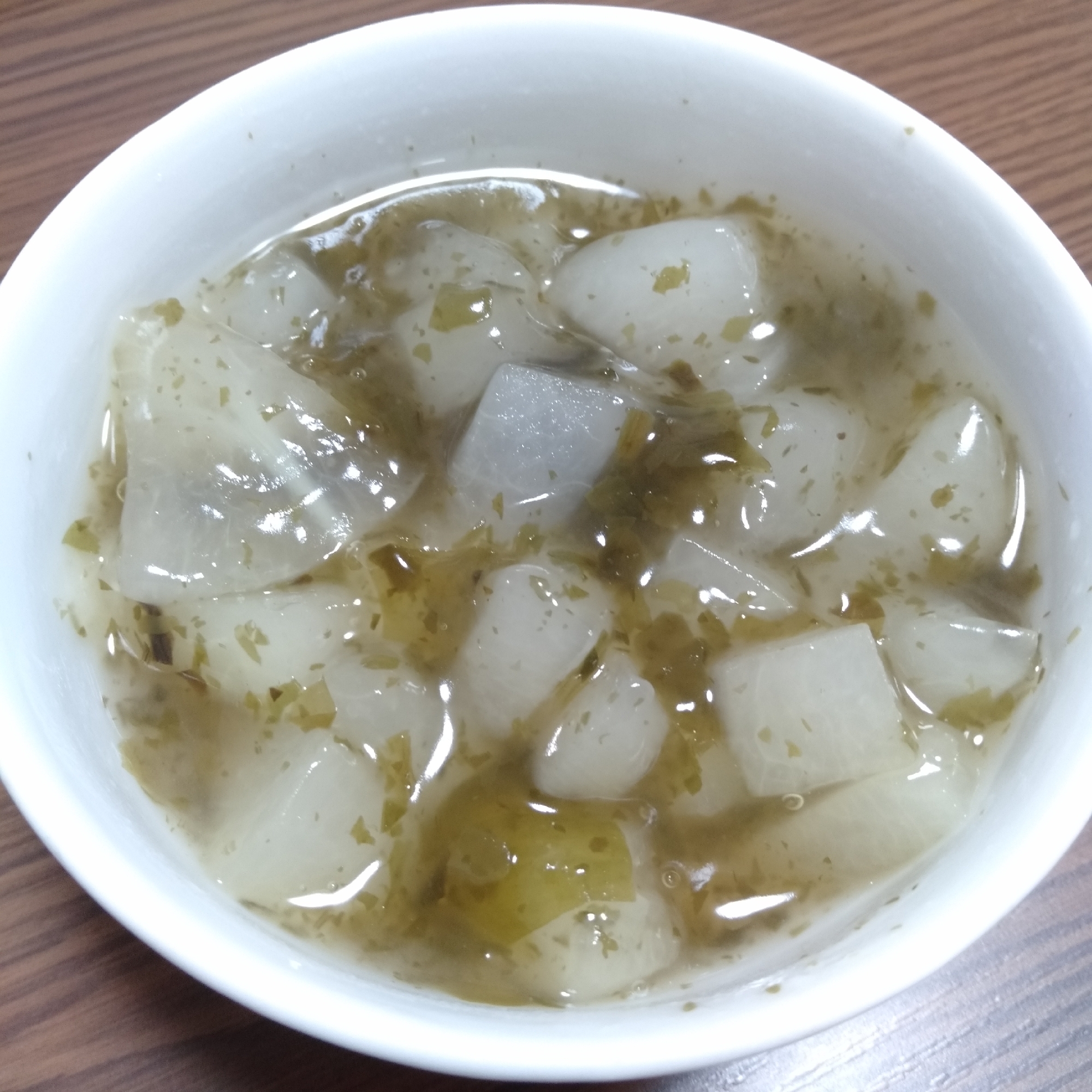 離乳食後期　冬瓜とわかめのスープ