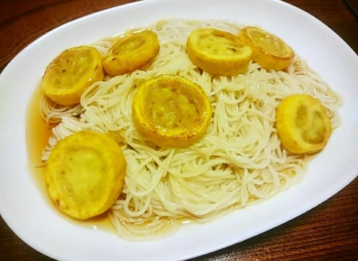 ズッキーニの夏そうめん