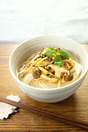 ミックスなめたけうどん