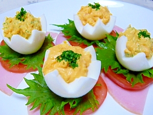ゆで卵ちょっとオシャレに美味しい朝食 レシピ 作り方 By Arakurea 楽天レシピ