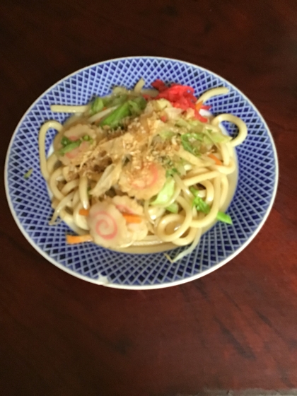 バター醤油焼きうどん