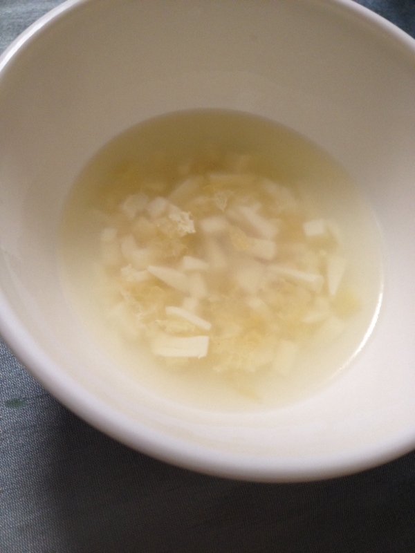 離乳食☆豆腐と油揚げのお味噌汁