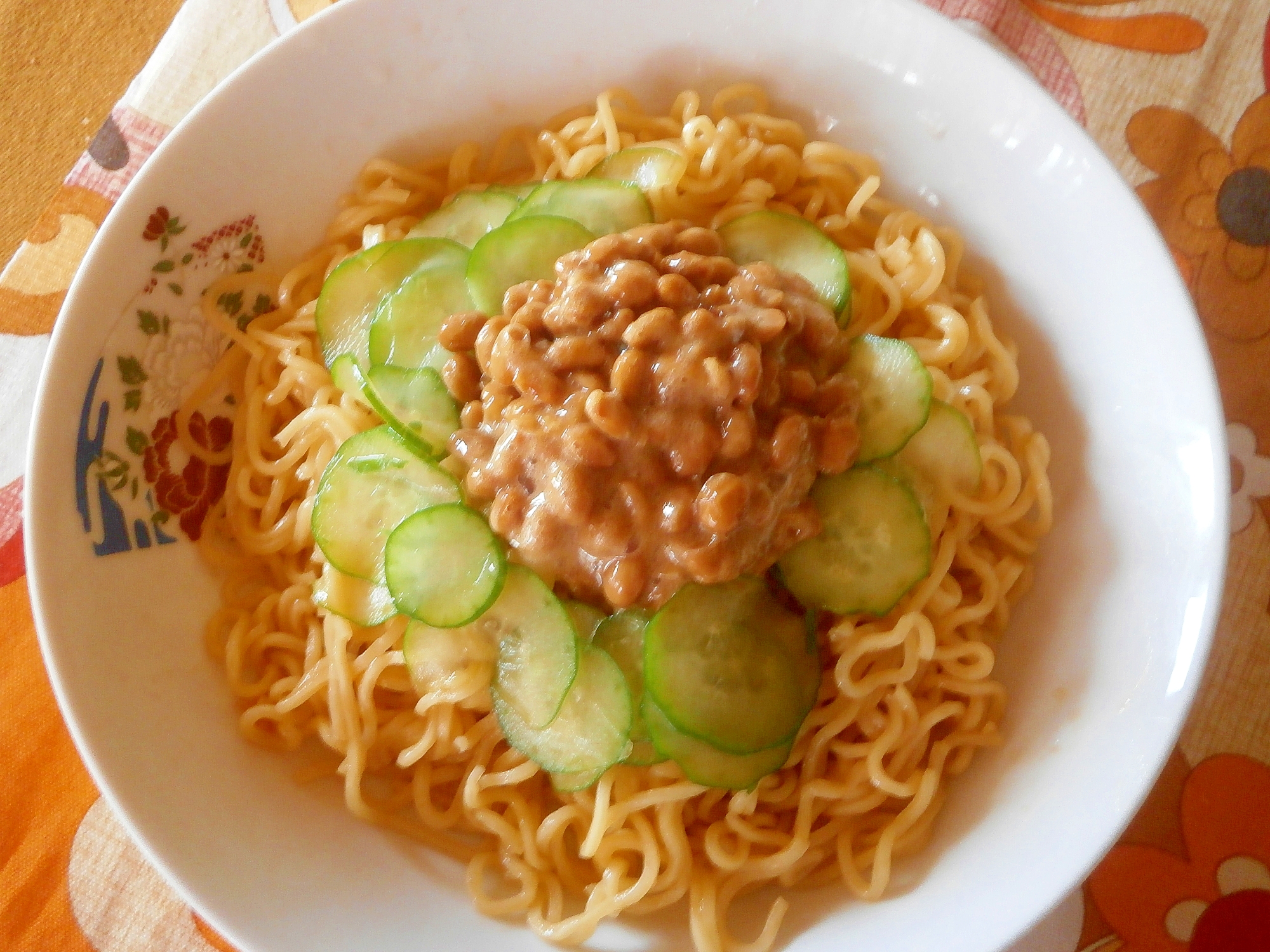 インスタントラーメンで★納豆油そば