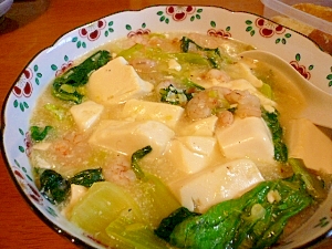 豆腐のえび入りとろみ煮