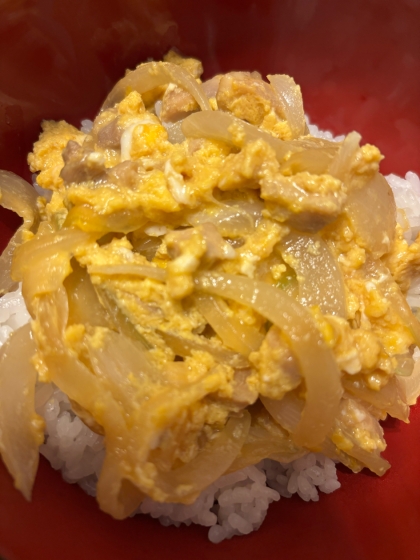 すき焼きのたれで親子丼