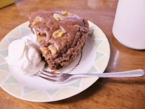 ごろごろくるみのチョコレートケーキ