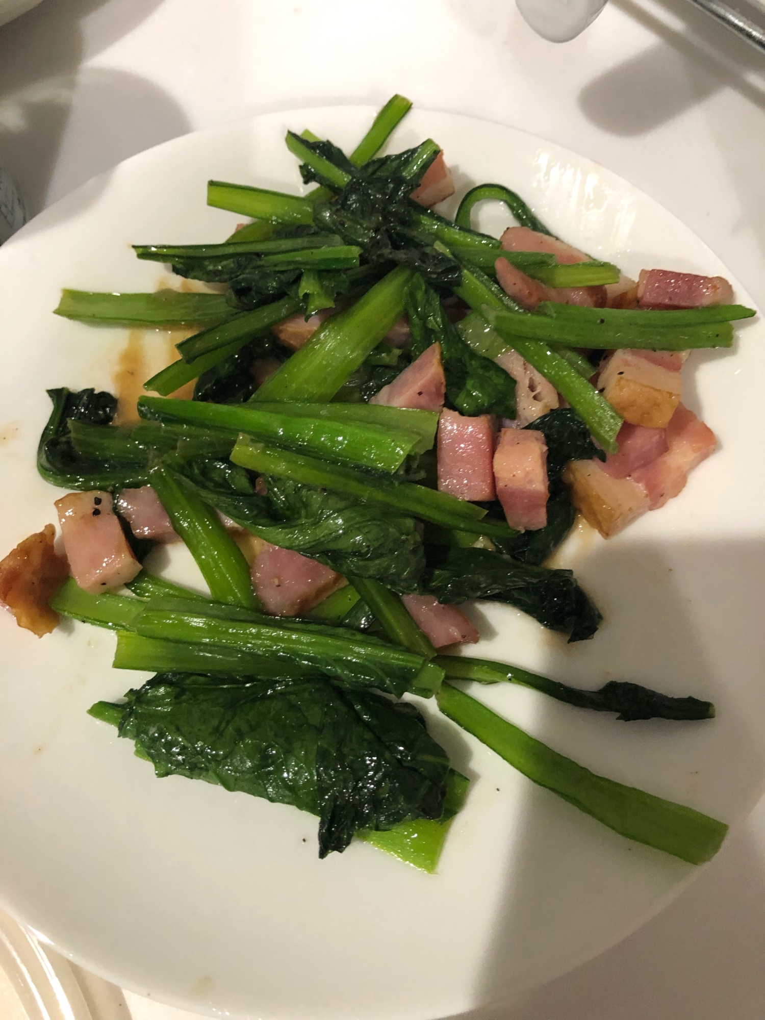 小松菜とベーコンの炒め物 レシピ 作り方 By そねちょ 楽天レシピ 小松菜とベーコンの炒め物 レシピ 作り方 By そねちょ 楽天レシピ