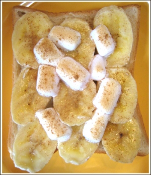 カリッとろっ 朝食に嬉しいバナナトースト レシピ 作り方 By くるりん家 楽天レシピ