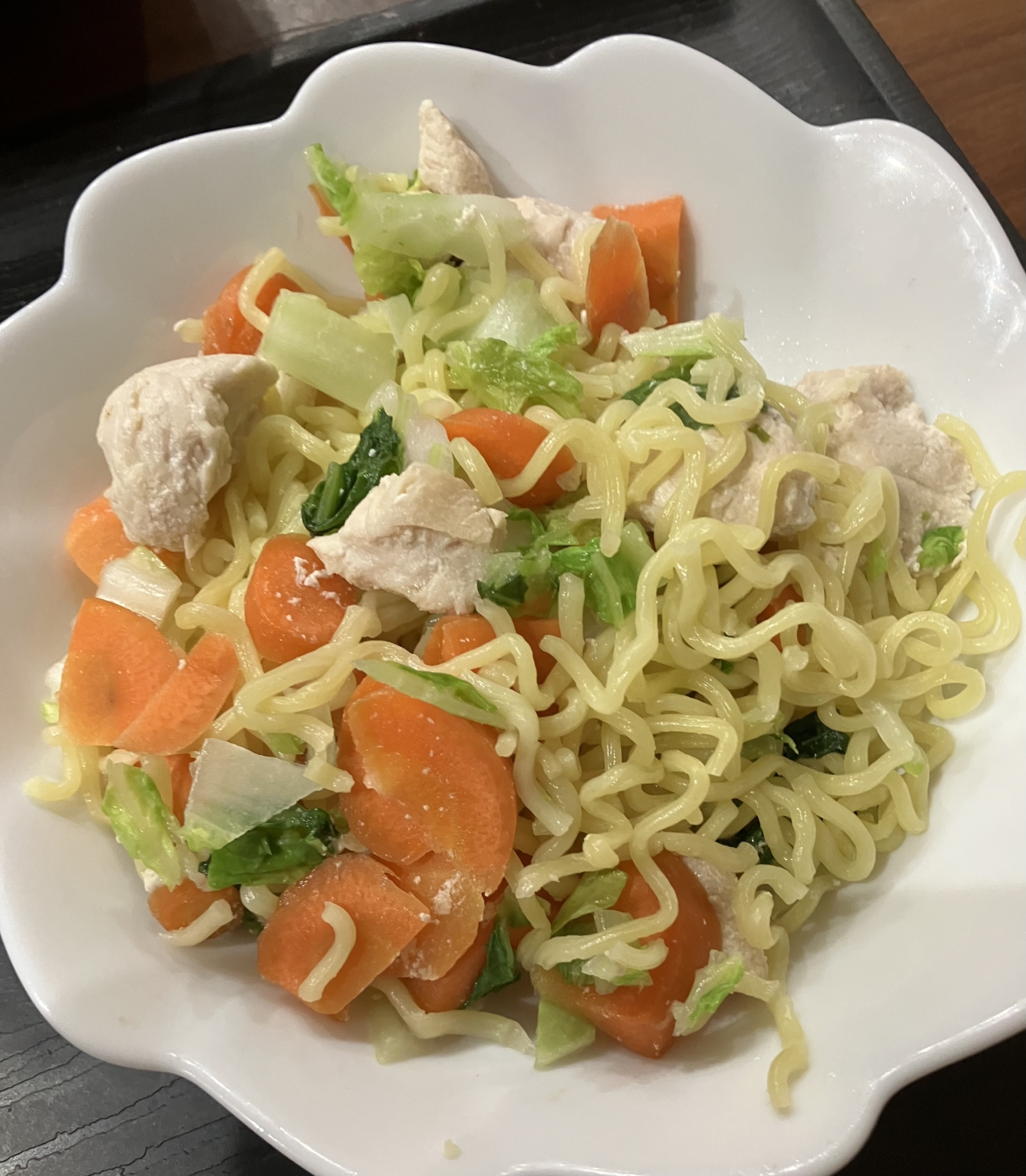 塩ささみ焼きそば