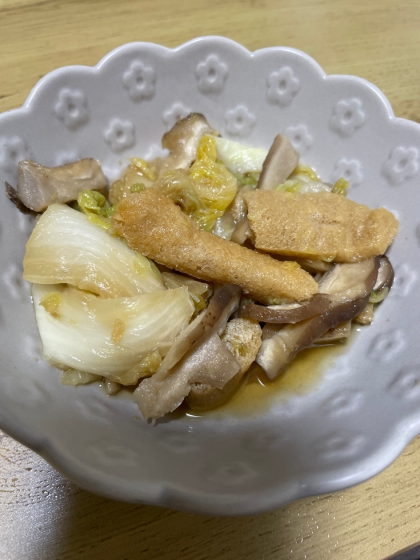 ☆いれるだけ☆白菜と油あげ煮