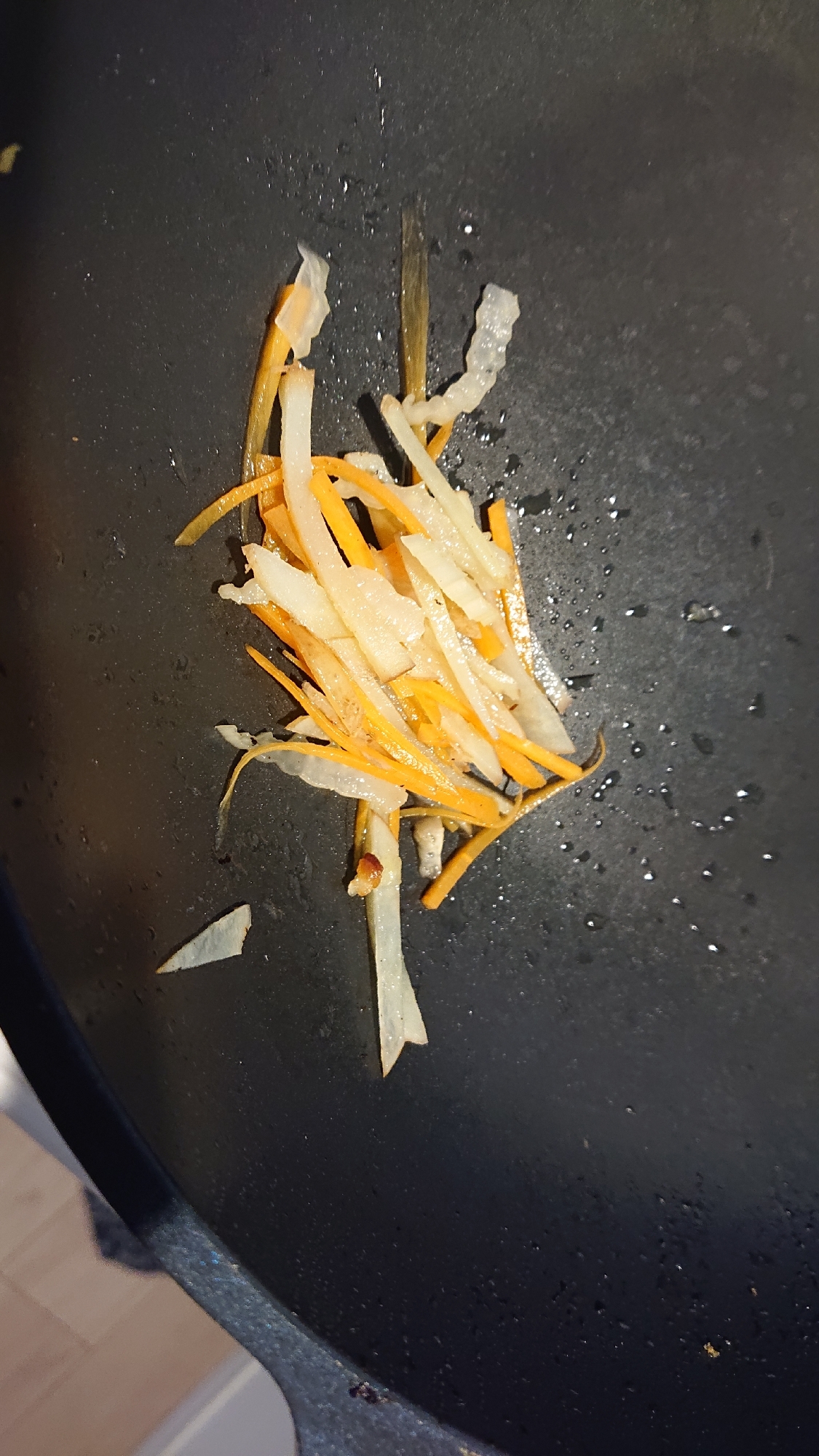 大根人参のさっぱり炒め