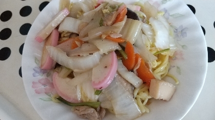 簡単♧焼きそば麺で　あんかけ揚げ焼きそば♧