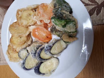 野菜と海老天ぷら