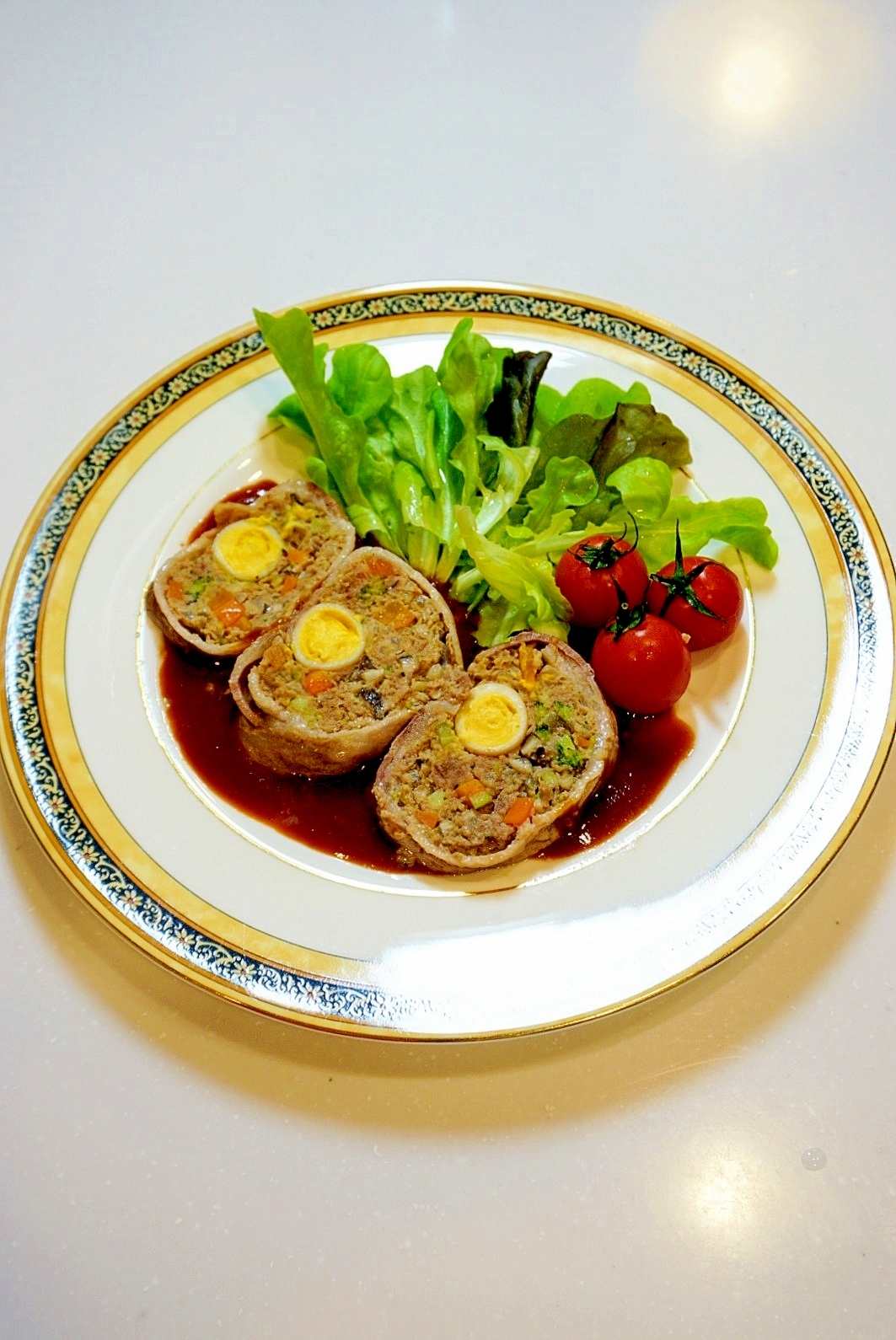 レンジだけで簡単にパーティー料理!ミートローフ