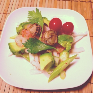 *海鮮エスニックごまサラダ〜☆★