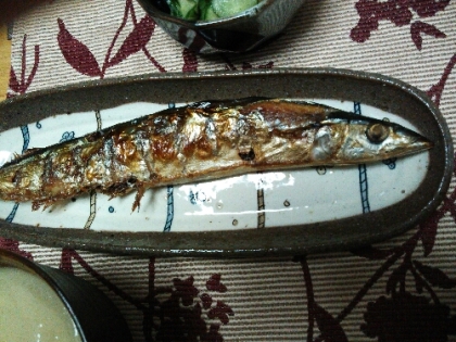 秋刀魚の塩焼き