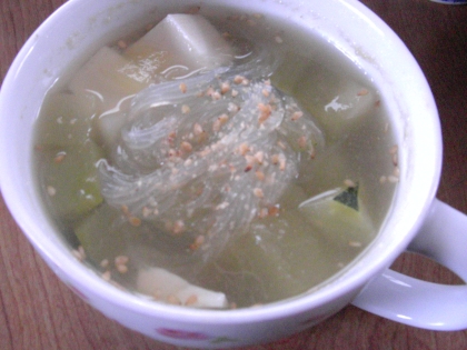 ベジタリアン低カロリー＆美味しい春雨スープ