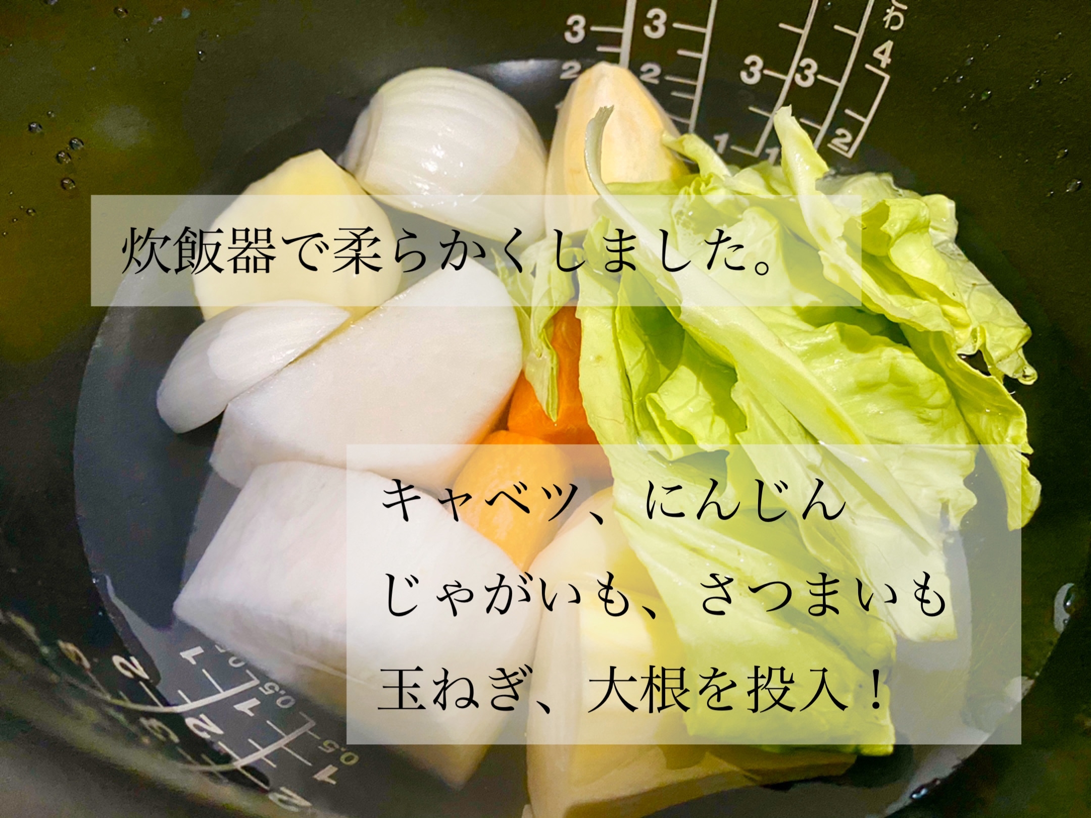 炊飯器で簡単 離乳食初期 お野菜ペーストと野菜出汁 レシピ 作り方 By 食育大好き母ちゃん 楽天レシピ 炊飯器で簡単 離乳食初期 お野菜ペーストと野菜出汁 レシピ 作り方 By 食育大好き母ちゃん 楽天レシピ