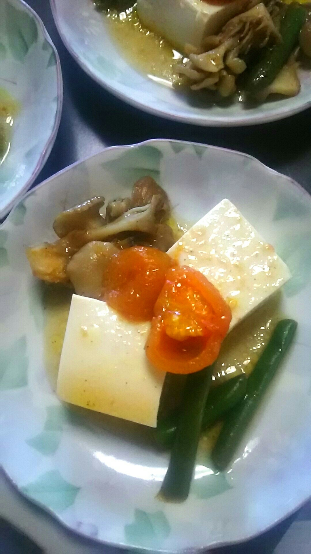 豆腐と温野菜のサラダ