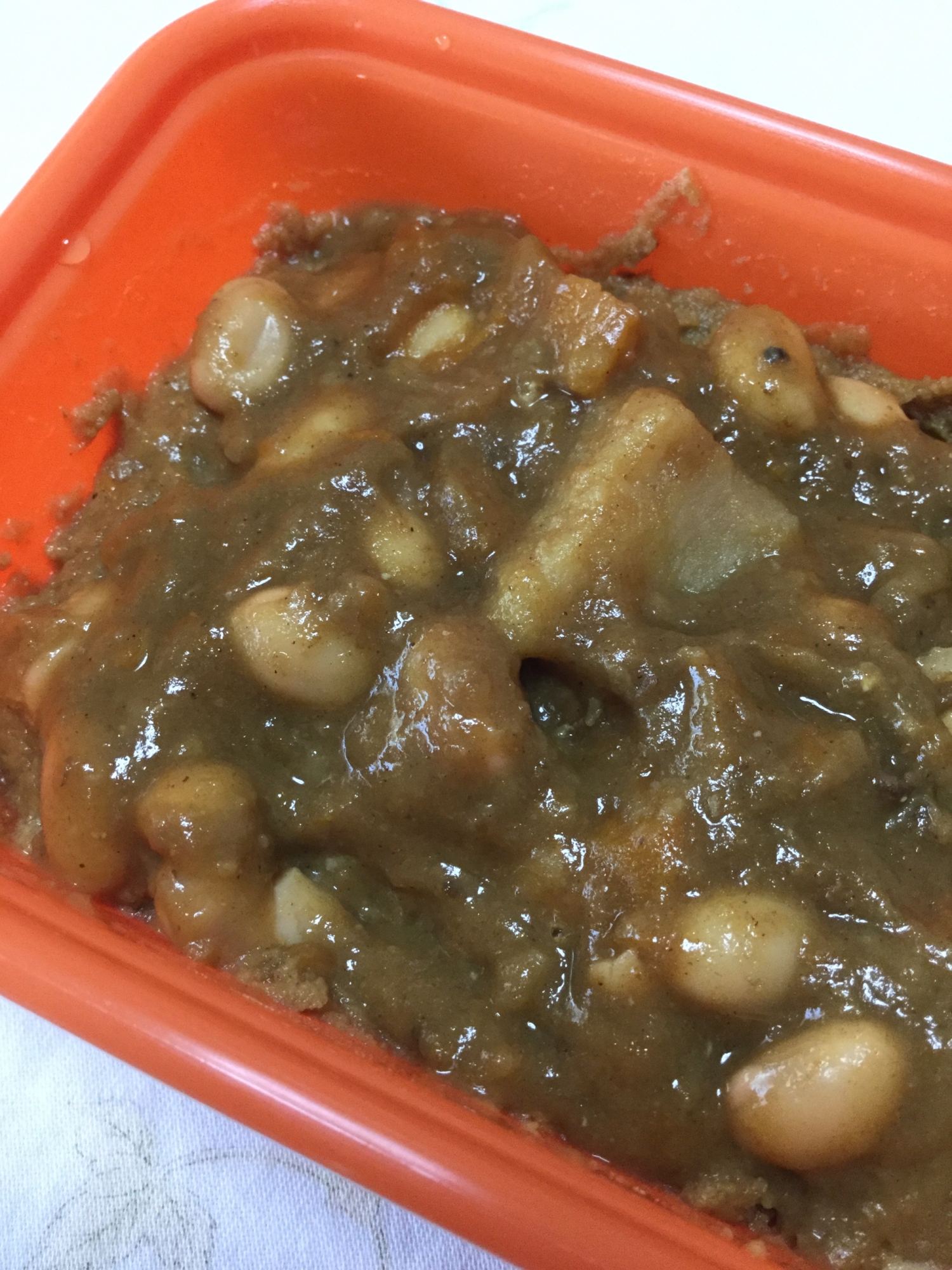 大豆入りカレー