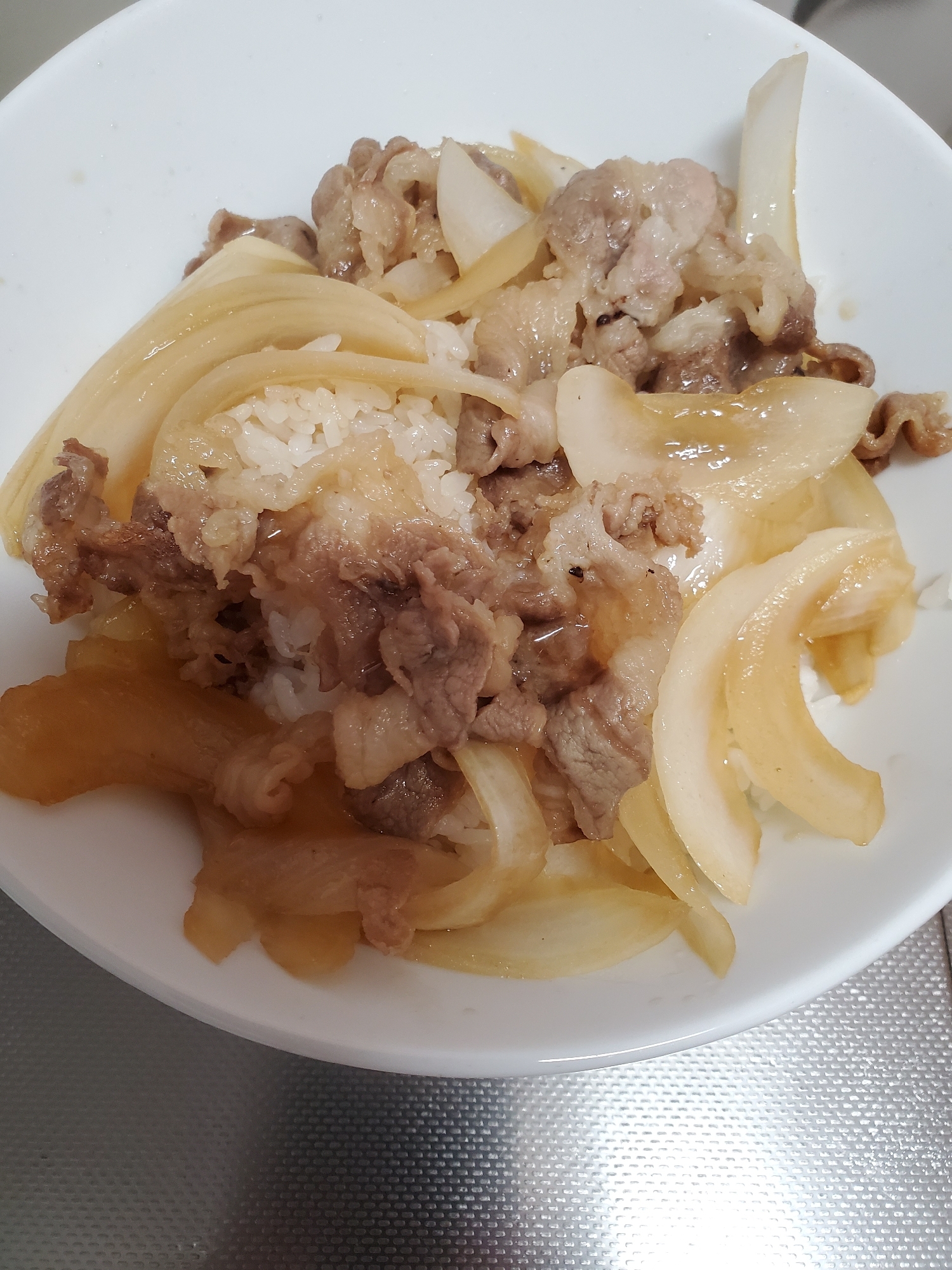 簡単牛丼