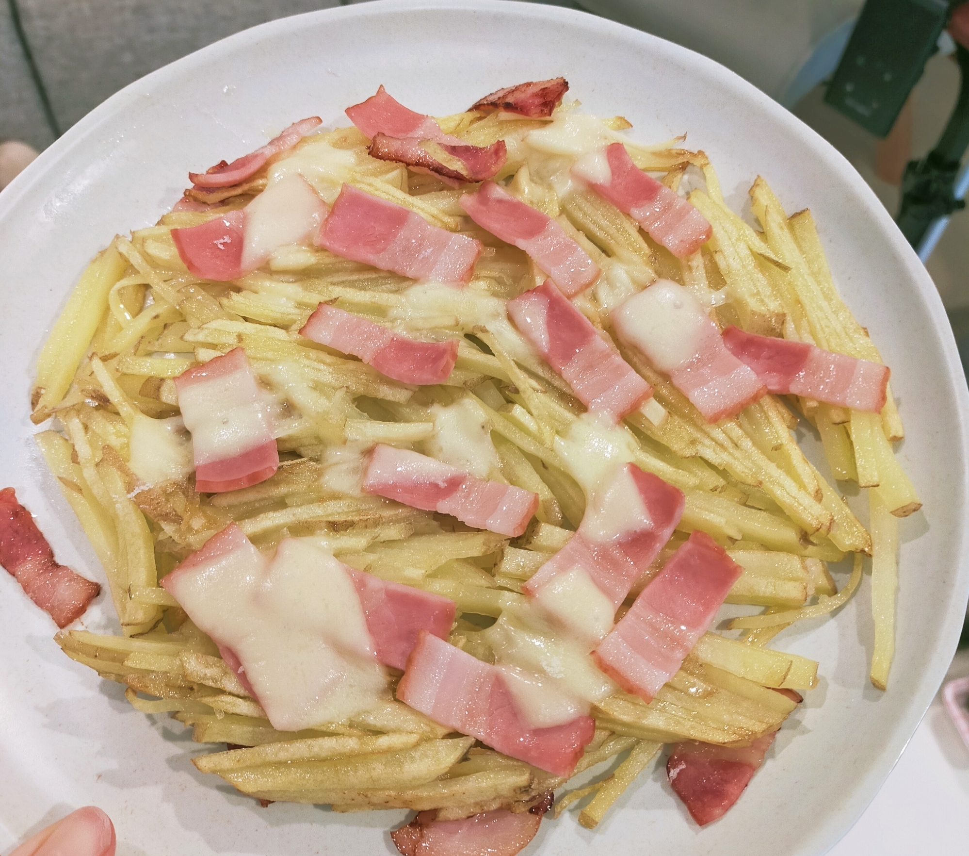 ベーコンチーズのガレット