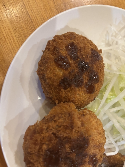 カレー風味の手作りコロッケ