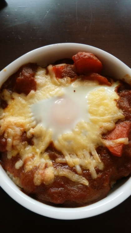 残ったカレーが簡単で美味しくなりました、ありがとうございました☆