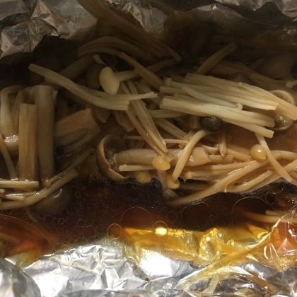 鮭・舞茸の生姜・ホイル焼き