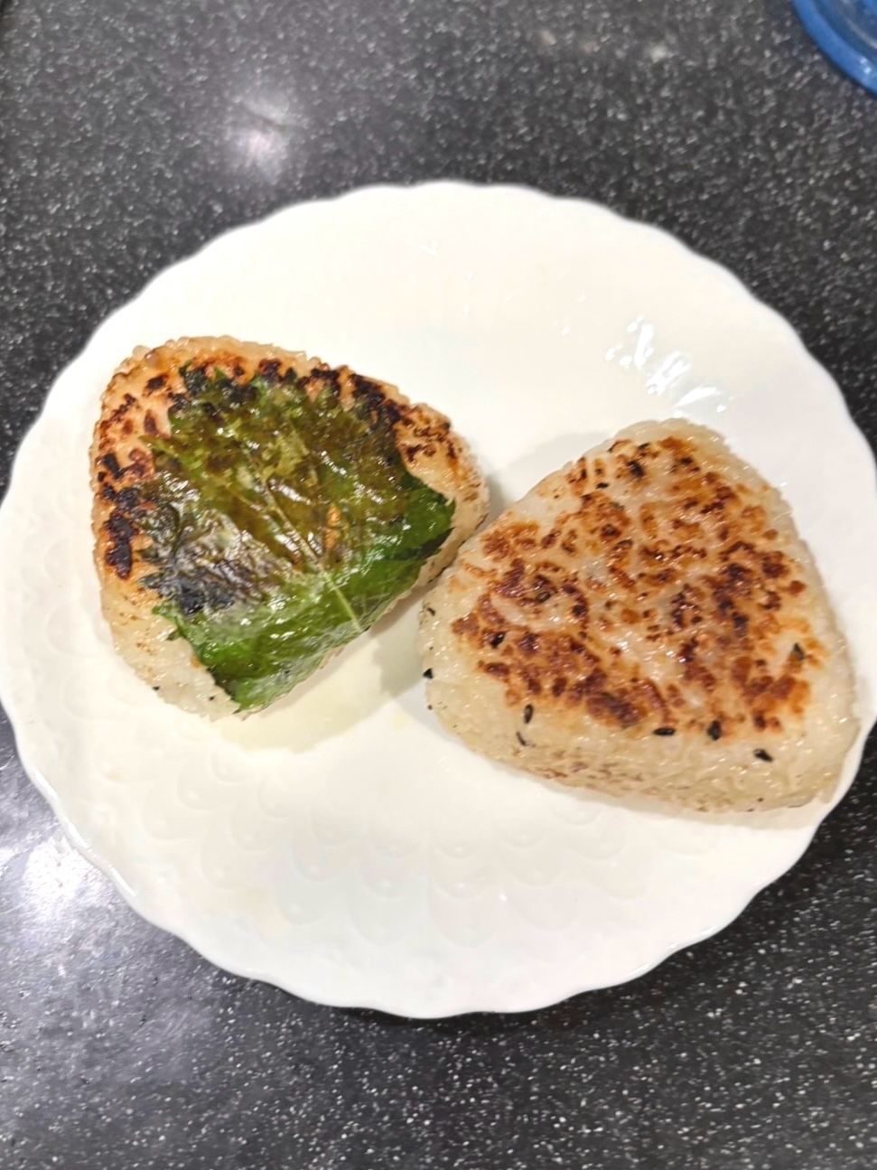 めんつゆで簡単焼きおにぎり！
