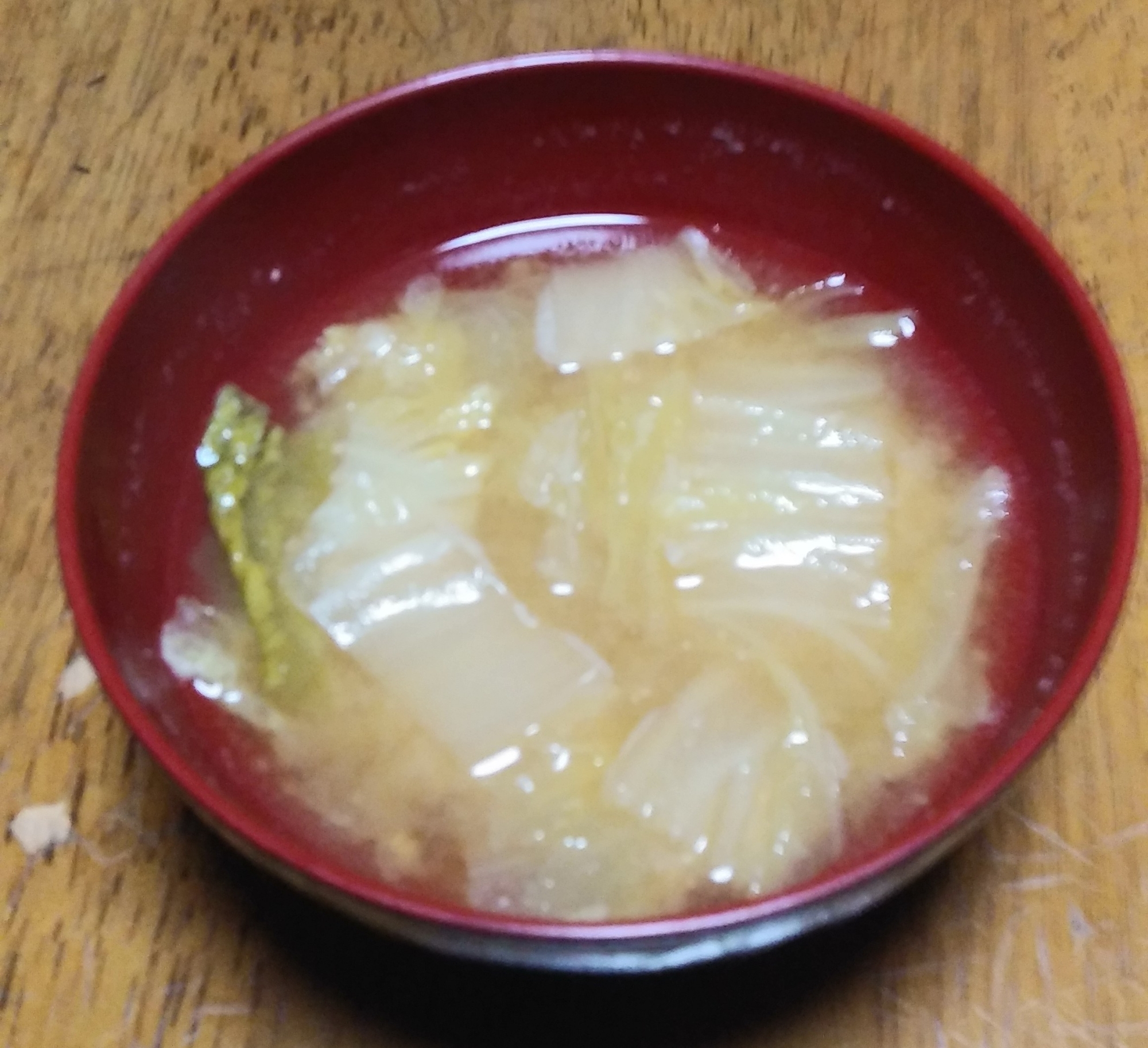 白菜の味噌汁