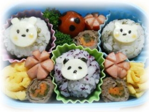 キャラ弁 動物とお花のお弁当 レシピ 作り方 By ひこ星ママ 楽天レシピ