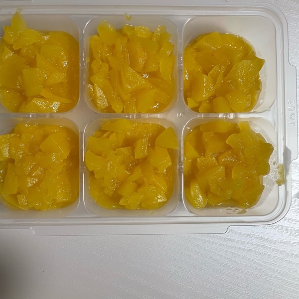 離乳食 桃缶でとろとろ桃ジュレ レシピ 作り方 By すぅちゃちゃん 楽天レシピ 離乳食 桃缶でとろとろ桃ジュレ レシピ 作り方 By すぅちゃちゃん 楽天レシピ