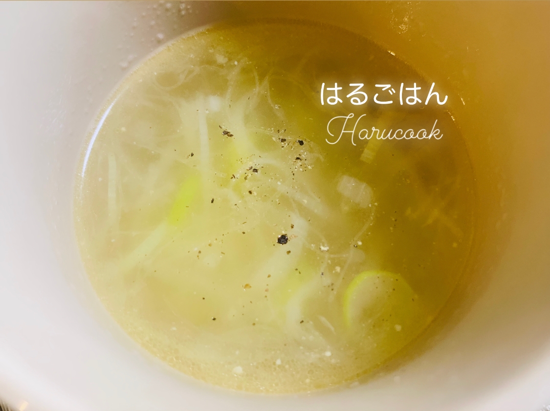 ねぎの中華スープ