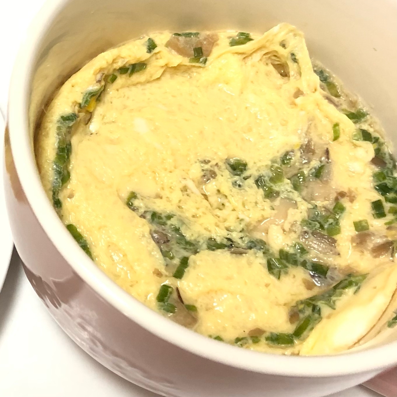 カルディのスープで!きのこの茶碗蒸し風