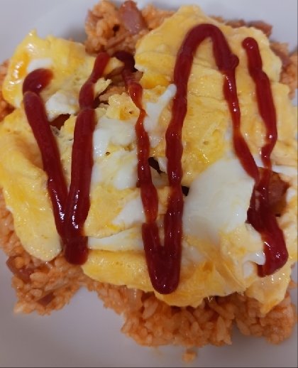 チキンライスがおいしい☆簡単オムライス