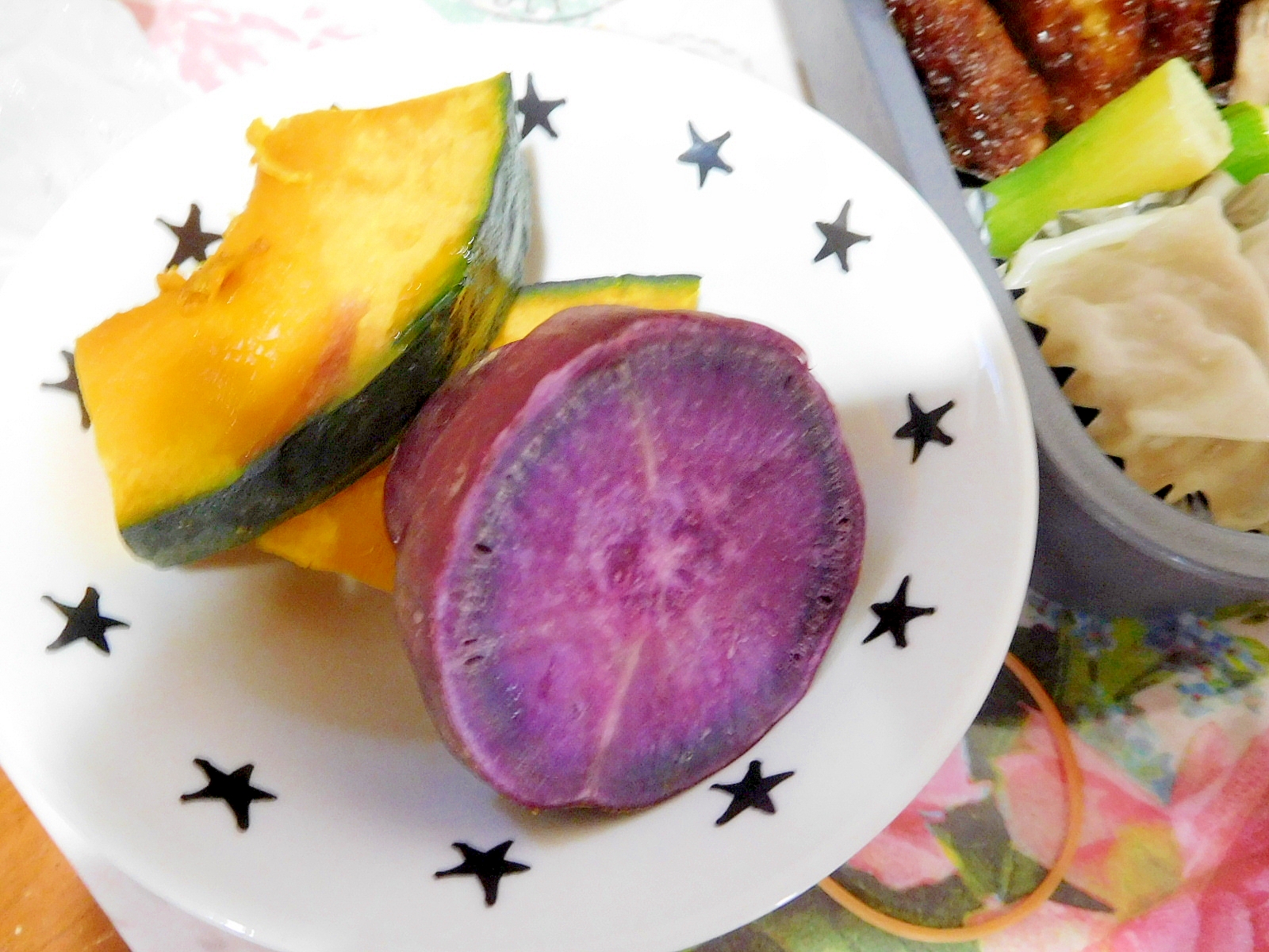 お弁当にさし色 かぼちゃと紫イモ レシピ 作り方 By Moonn 楽天レシピ お弁当にさし色 かぼちゃと紫イモ レシピ 作り方 By Moonn 楽天レシピ