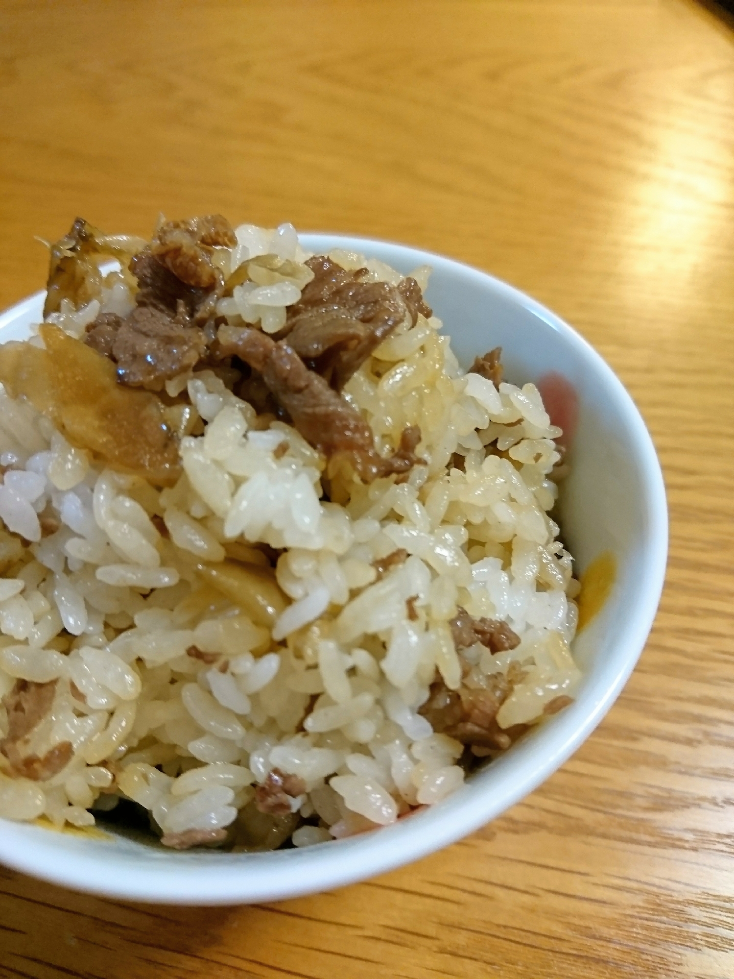 絶品☆牛肉とごぼうのしぐれ煮混ぜご飯