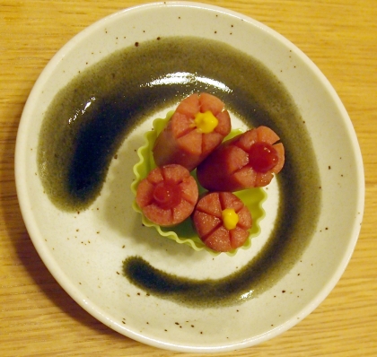 お弁当 刺激的なお花ウインナー レシピ 作り方 By も る す け 楽天レシピ お弁当 刺激的なお花ウインナー レシピ 作り方 By も る す け 楽天レシピ