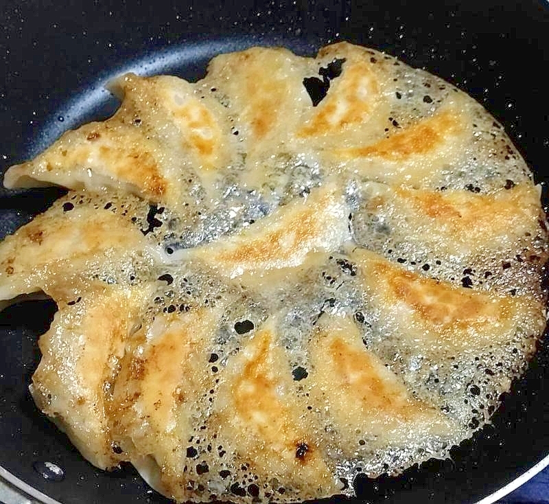 キャベツたっぷり焼き餃子
