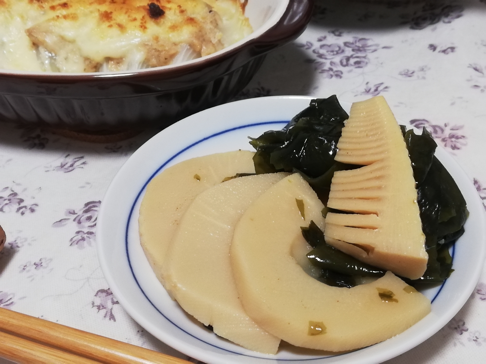 簡単作り置き♪タケノコとワカメのさっと煮