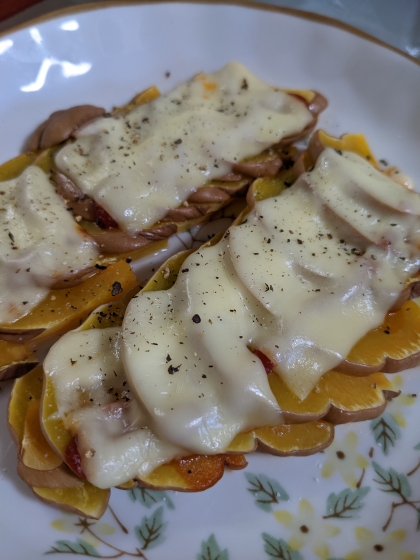 簡単！レンジで3分！かぼちゃのチーズ焼き