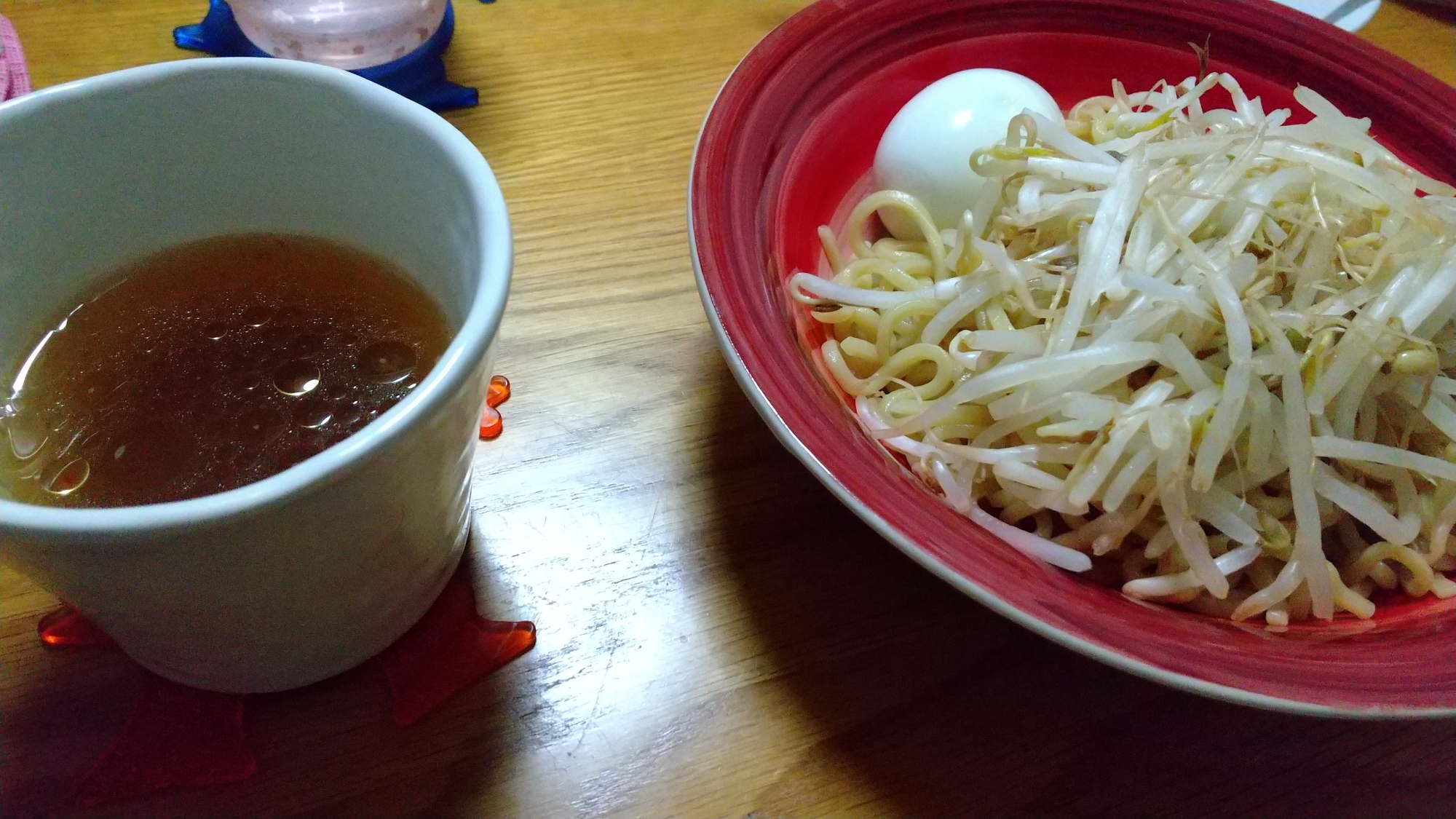 お家で☆つけ麺☆魚介醤油だし