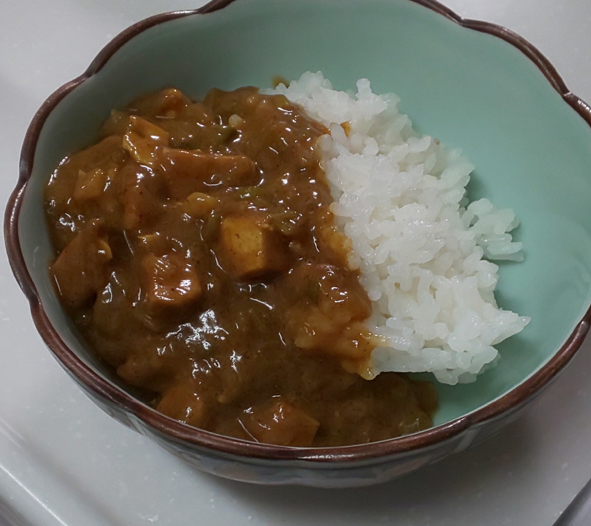 ☆フライパンで一人分カレー☆