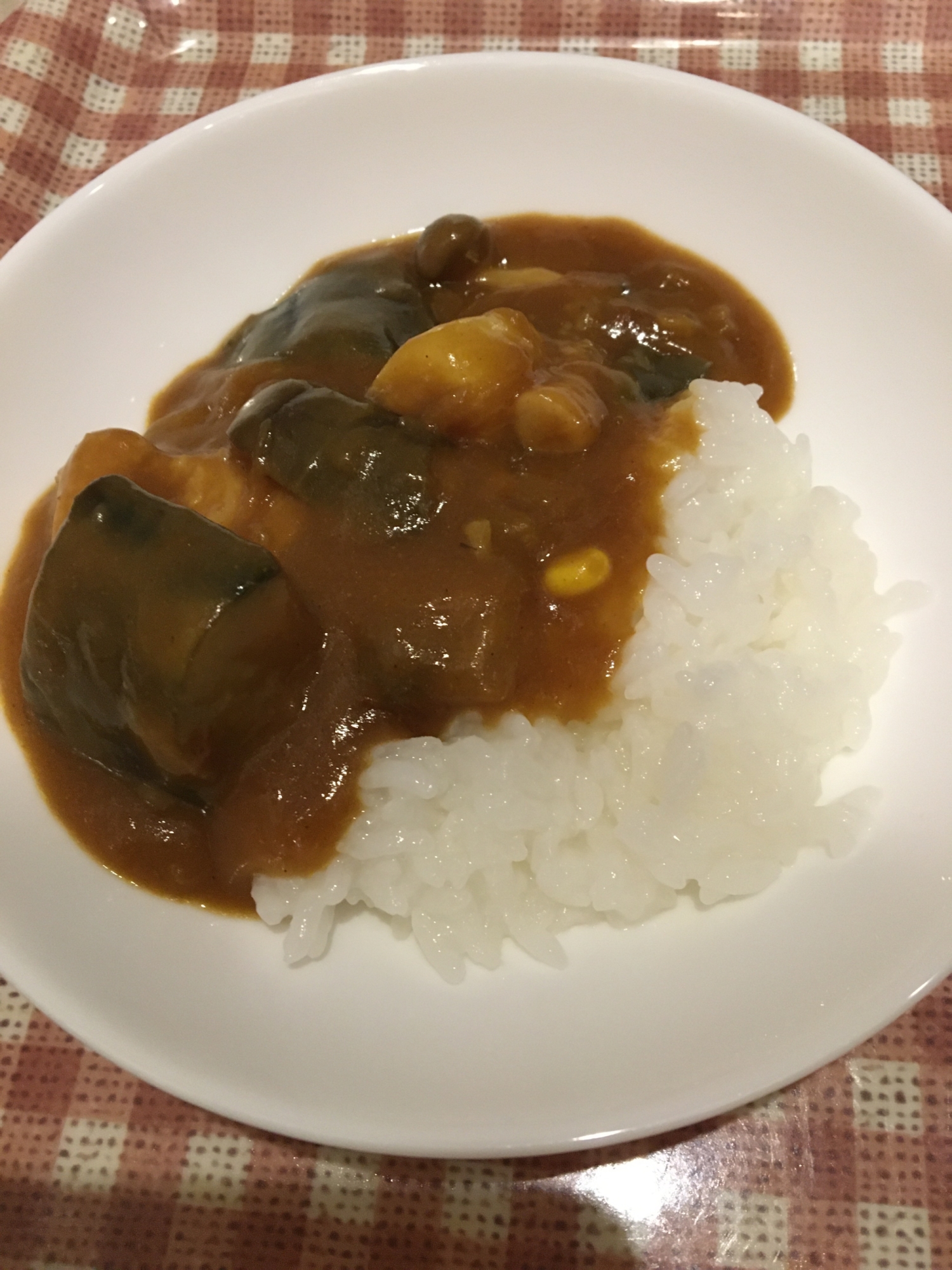 暑い夏に☆なすと豚バラのスタミナカレー