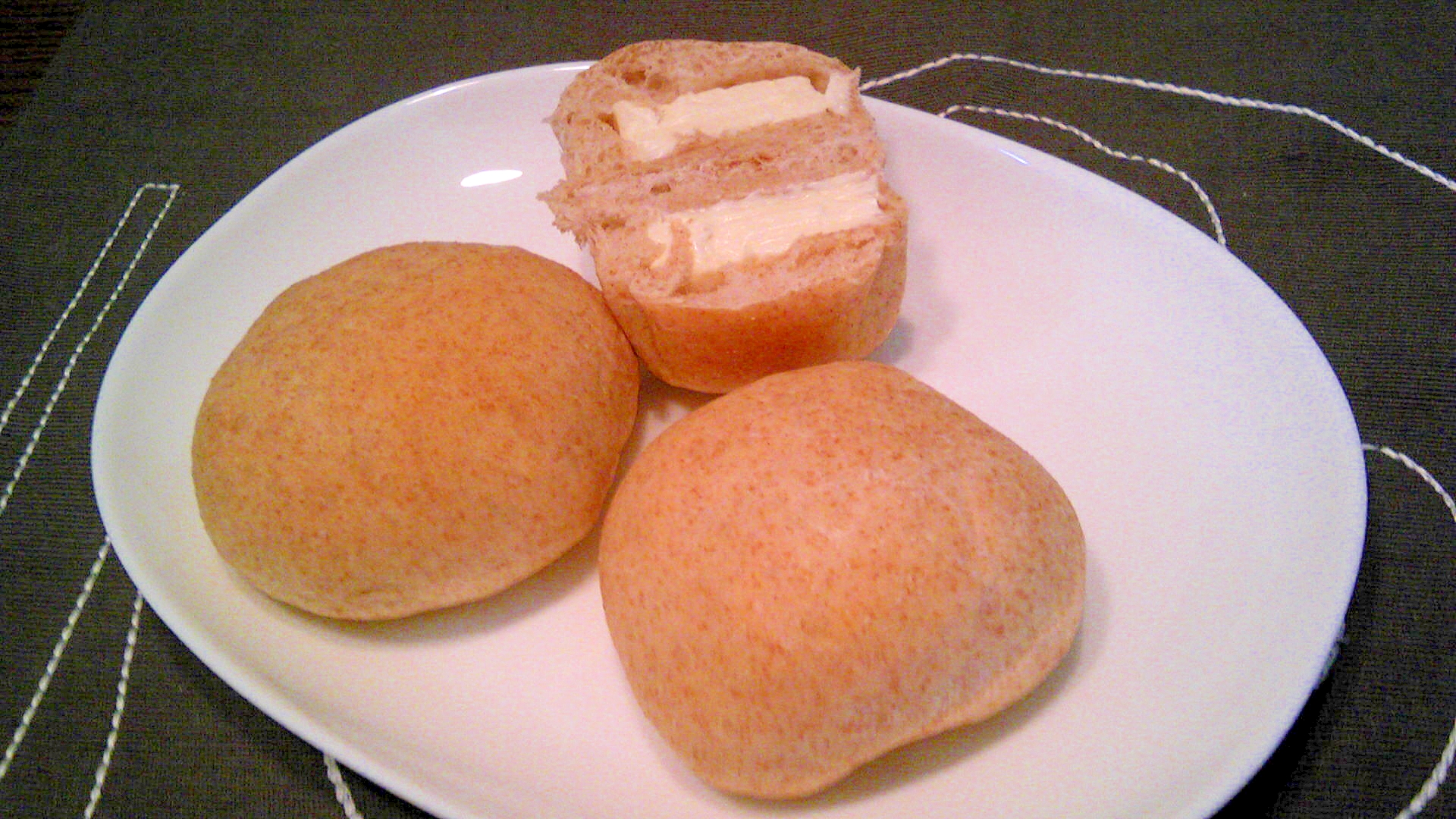 ＨＢでメープルシロップ・クリームチーズパン