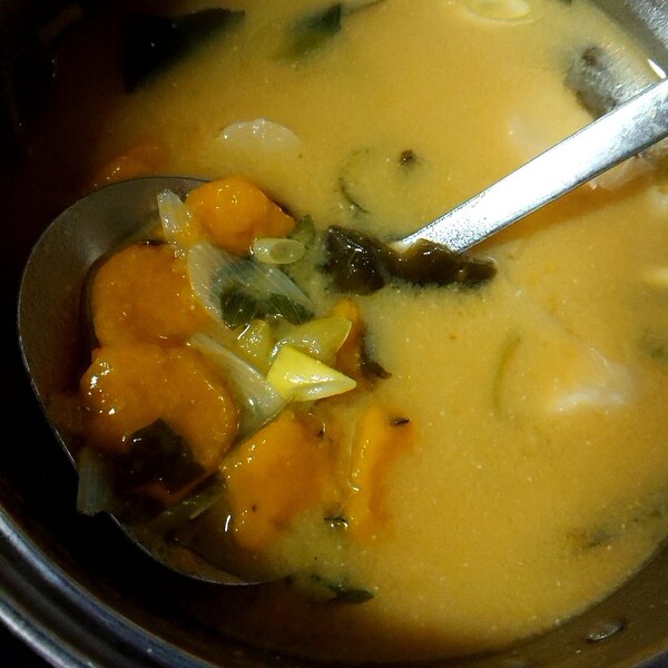 カボチャ団子のお味噌汁 レシピ 作り方 By 膝小僧 楽天レシピ カボチャ団子のお味噌汁 レシピ 作り方 By 膝小僧 楽天レシピ